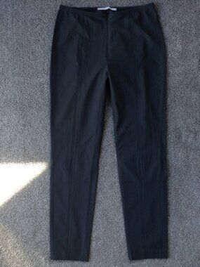 ⭐RAFFAELLO ROSSI "GIGA" SLIM LEG SLACKS in Slate, size 8 – LIKE NEW⭐